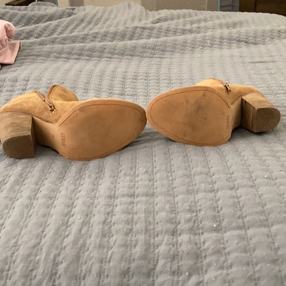 Guess Ankle Heeled Leather Boots - Picture 5 of 7